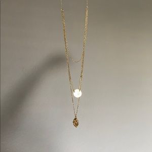 More to give layered necklace (gold)
